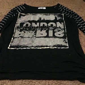 London Paris long sleeve shirt